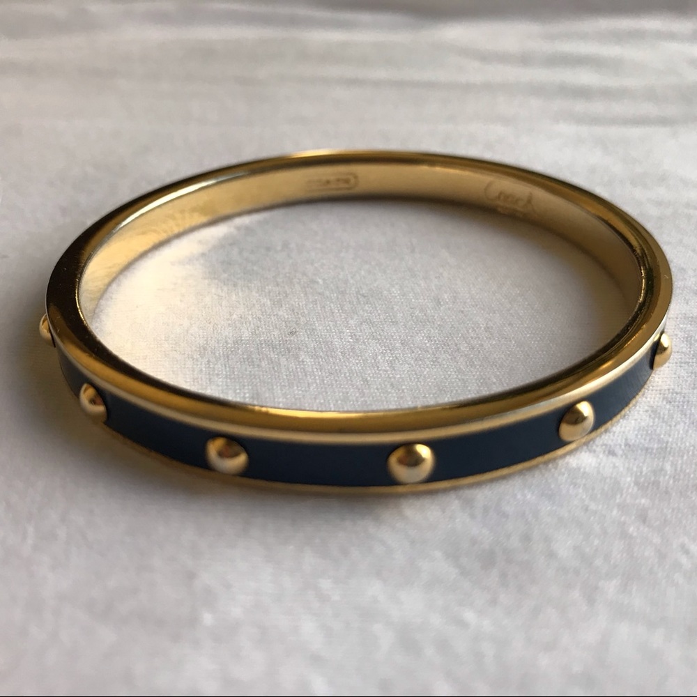 Navy & Gold Coach Bangle